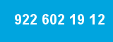922 602 19 12 922 602 19 12